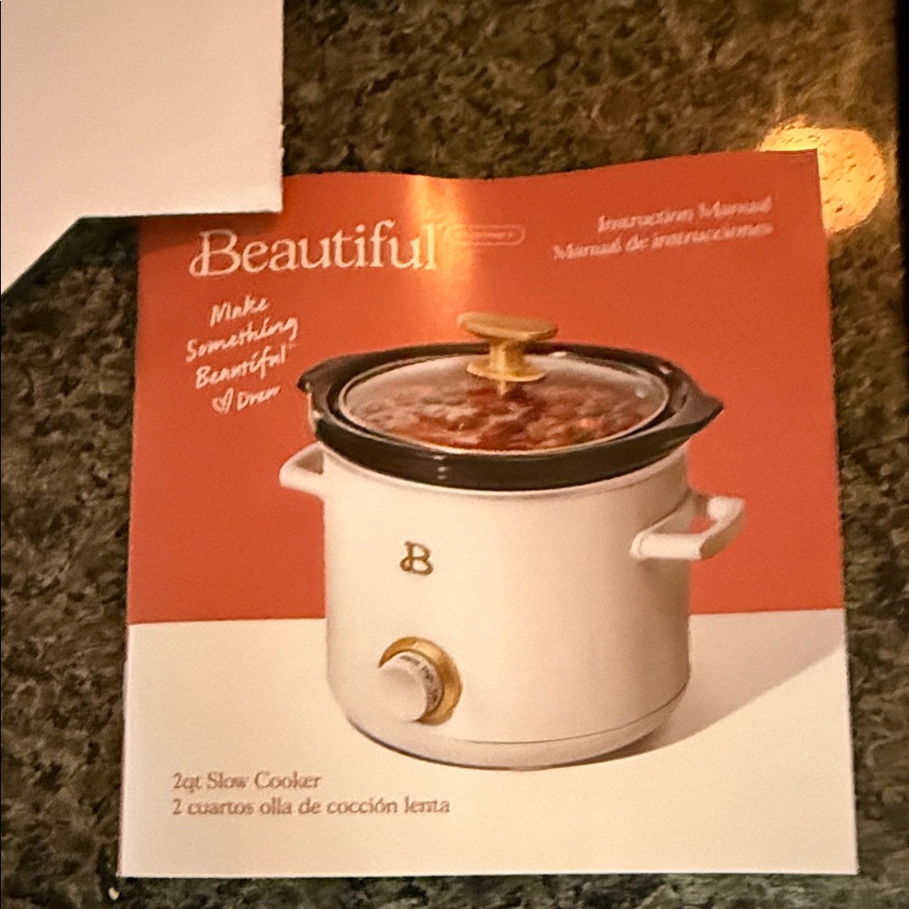 Beautiful Kitchenware 2qt White Slow Cooker - Picture 4 of 6